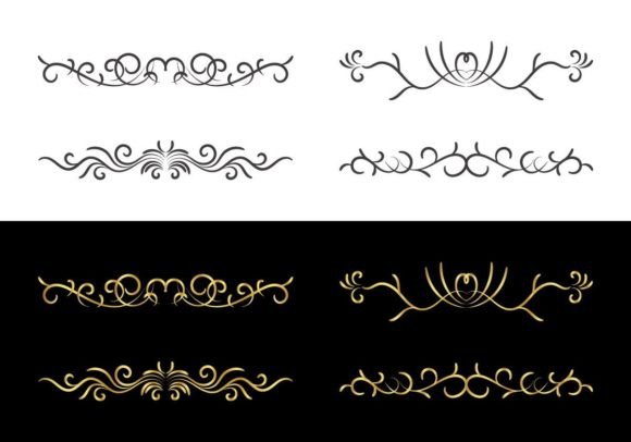 Download Decorative Border in Retro Style - Retro Collection